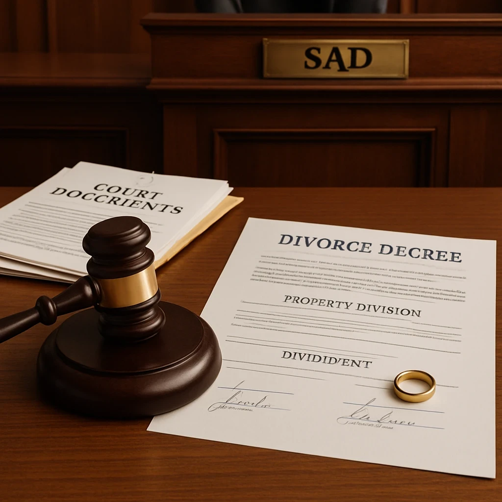 Jak przebiega sądowy podział majątku po rozwodzie?